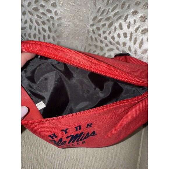 Ole Miss Cheer Red Belt Bag Fanny Pack HOTTY TODDY Go Rebs! Adjustable HYDR - Picture 4 of 8